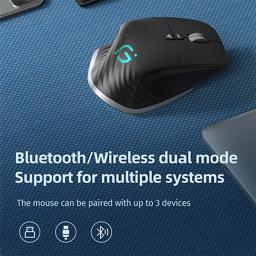 Rato sem fio multi-dispositivo Bluetooth 5.0 & 3.0 mouse 2.4G sem fio mouse óptico portátil ergonômico mão direita computador ratos - Image 4