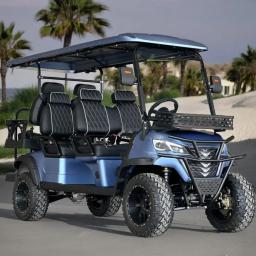 Nova energia caça buggy golfe elétrico turismo carro segurança 4 6 assento 48v 72v bateria de lítio carrinho de golfe elétrico - Image 5