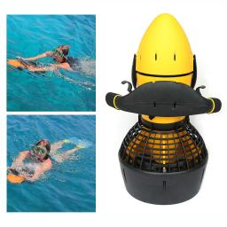 Scooter subaquática elétrica para natação ao ar livre, hélice de 3 lâminas, scooter subaquática, bicicleta para oceano e piscina, 2 velocidades, 300W - Image 1