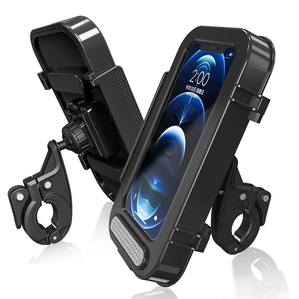 Waterproof Bike Phone Mount suporte do telefone celular para a motocicleta e bicicleta guidão - Image 1