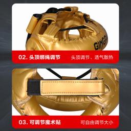 Equipamento De Treinamento De Proteção Completo, Feixe Cruzado, Proteção De Cabeça Fechada, Capacete De Boxe, Cor Sólida, Boxe, Novo, Presente - Image 6