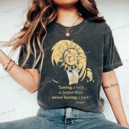 Engraçado clair obscur expedição 33 esquie t camisa harajuku jogo expedição 33 fã presente streetwear feminino masculino camisetas - Image 1