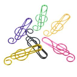 Marcadores de metal multicolor para entusiastas da música, clipes de papel, nota musical bonito, Paperclip, cartão do convite do partido, 30 pcs, 50 pcs, 100pcs - Image 6