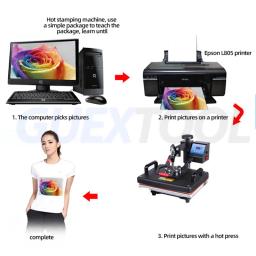 Máquina De Impressão De Transferência De Calor, cabeça De Balançar, máquina De Estampagem A Quente, caixa Do Telefone Móvel, T-shirt Pressionando A Máquina - Image 6
