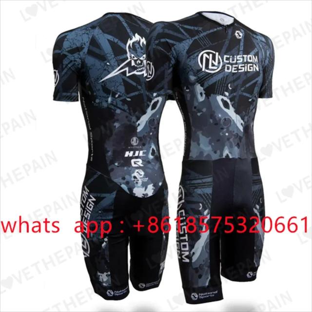 NL Roupas de Ciclismo Speedsuit Manga Curta Verão