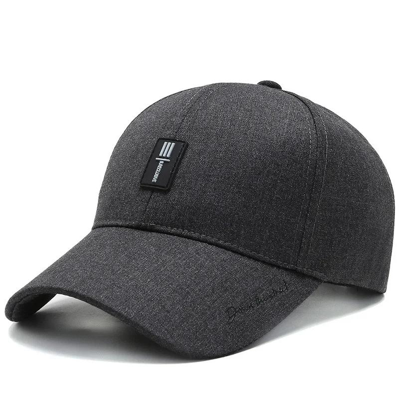 Boné de beisebol com letra para homens e mulheres, casquete snapback ajustável para esportes, boné de algodão, marca de luxo, moda inverno - Image 1