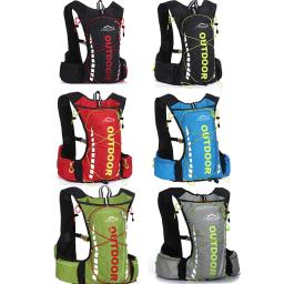 Hidratação trail running mochila men náilon impermeável 8 litros ciclismo caminhadas acampamento mochila 2l saco de água 500ml garrafa de água - Image 6