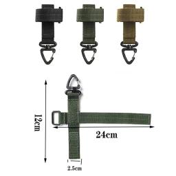 Nylon Webbing Luvas Táticas Fivela, Entusiastas Militares, Corda De Escalada, Fivela De Armazenamento De Triângulo, Cinto De Batalha - Image 2