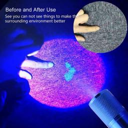 9LEDUV LED Lanterna Portátil, Luz Negra, comprimento de onda, Lanterna Violeta, Pet Escorpião Urina, Higiene Feminina Detector Tocha, 395nm - Image 5