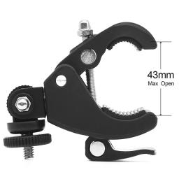 Universal bicicleta guiador braçadeira suporte, tripé parafuso clipe de montagem, 360 graus de rotação, suporte DV, Go Pro, Sport Camera - Image 4