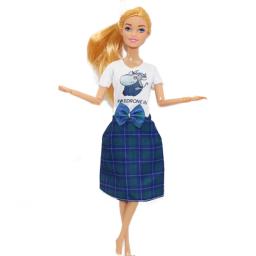 Novo conjunto completo de boneca de menina de 30cm, boneca de articulações de 11.5 polegadas com saia de arco-íris da moda, brinquedos para meninas - Image 4