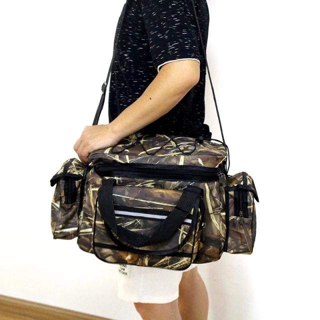 Bolsa de Pesca Impermeável Grande Capacidade 50*30*25cm Nylon Multiuso