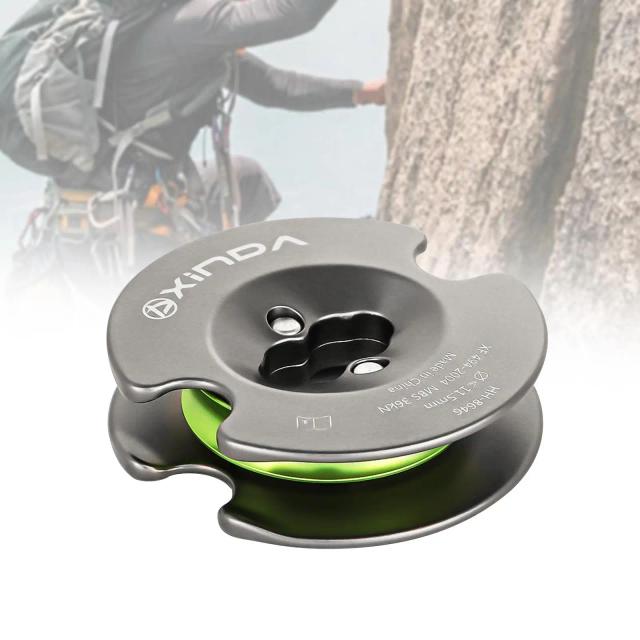Polia Bidirecional Circular para Rock Rope: Acessórios Essenciais para Caminhadas, Camping, Alpinismo e Exploração de Cavernas