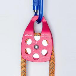 30KN Escalada Corda Polia Certificated Escalada Resgatando Montanhismo Rigging Swing Sheave Rescue Trabalho Heights Pulley - Image 3
