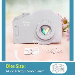Big Camera Cut Morre Scrapbook, Embossing Cartões de Papel Fazendo Ferramenta, DIY Artesanato De Papel Decorativo, Recém-chegados, 2022 - Image 2