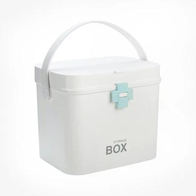 Caixa de Primeiros Socorros Extra Grande para Casa: Kit Completo de Suprimentos Médicos com Alta Capacidade de Armazenamento
