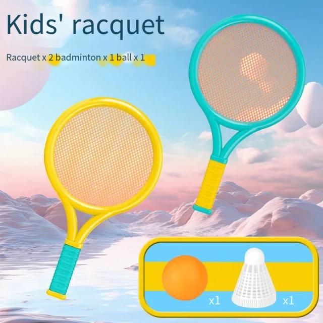 Raquete de badminton e tênis infantil para iniciantes