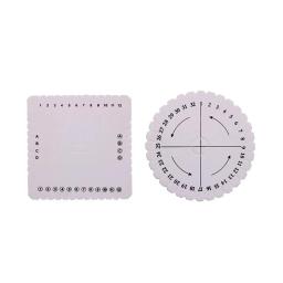 2/4 pçs disco/disco trança redonda quadrada kumihimo miçangas cabo bandeja placa diy corda trançada artesanal artesanato diy jóias desgin placa - Image 6