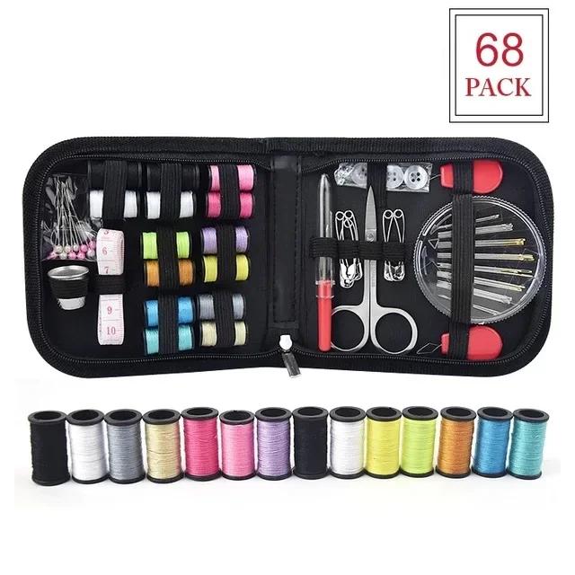 Kits de Costura Multi-funcionais com 68 e 98 Peças para Quilting, Bordado e DIY