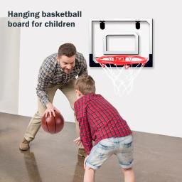 Mini basquete hoop para crianças e adultos indoor com eletrônico placar pendurado montagem na parede esporte jogo de treinamento brinquedos crianças - Image 3