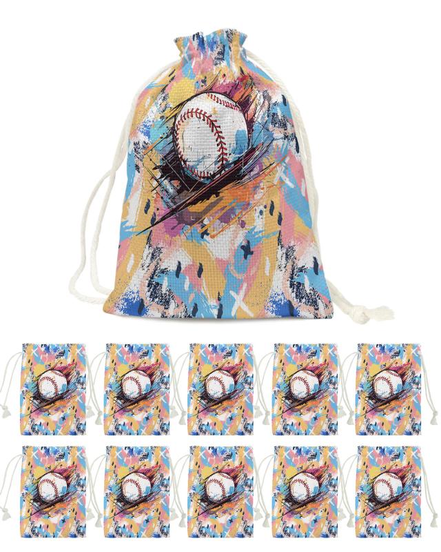 Sacos Decorativos de Doces Temáticos para Festas: Natal, Desenhos Animados, Basquete, Futebol e Skate