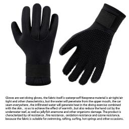 Luvas de mergulho antiderrapante de neoprene para adultos, luvas térmicas de pesca submarina, surf, natação, caiaque, remo, snorkel, 3mm, 5mm, novo - Image 4