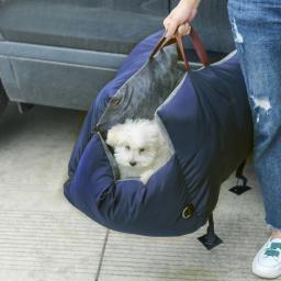 Tampa de assento de carro impermeável para animais de estimação, ninho lavável, cama de cachorro, gato portador, conforto macio, lavável, viagem - Image 5