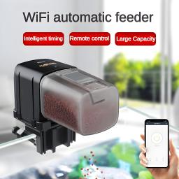 Alimentador automático de peixes com Wi-Fi, Alimentador Pet Inteligente, aquário, Timed Alimentação Goldfish Turtle Aquarium, alimentado por bateria - Image 1
