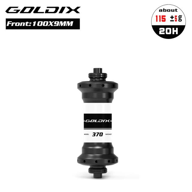 Goldix Cubo de Bicicleta 370 Freio a Disco Center Lock 36T 20/24 Furos