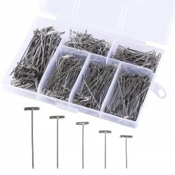 27/32/38/51mm pinos em forma de t tira pinos de aço inoxidável costura posicionamento agulhas mão tricô salão estilo peruca fix ferramentas - Image 4