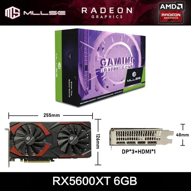 Mllse AMD RX 5700 XT Placa Gráfica 8GB GDDR6