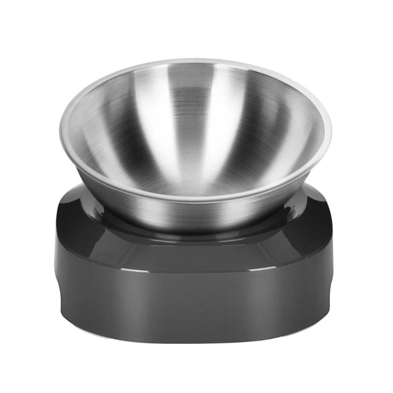 Tigelas para cães gatos com suporte alimentador água para alimentos para animais estimação, plataforma 15 °, - Image 1