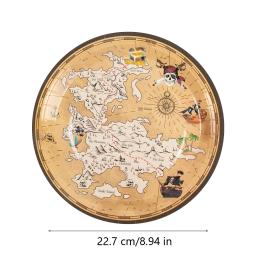 Decoração, Festa Aventura, Mapa, Prato de Papel, Chávena, Guardanapo, Toalha de Mesa, Presente de Aniversário, Festa Temática - Image 4
