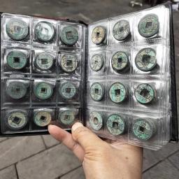 Coleção de moedas Moedas de cobre de todas as dinastias, 120 peças O diâmetro é aproximadamente 2,5 cm - Image 2
