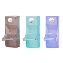 Alimentador automático do papagaio grande capacidade à prova de respingo anti-derramamento pássaro calha dispensador de alimentos para animais de estimação suprimentos do pássaro - Image 4