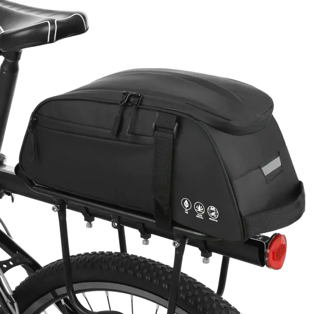 Bolsa Traseira Impermeável para Bicicletas com Alta Capacidade para Ciclismo e Mountain Bike