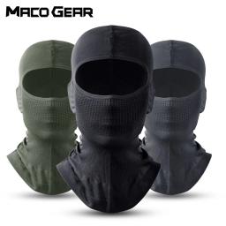Balaclava chapéu máscara facial completa respirável proteção solar capa elástica para esportes caminhadas acampamento esqui ao ar livre lenço de cabeça masculino - Image 1