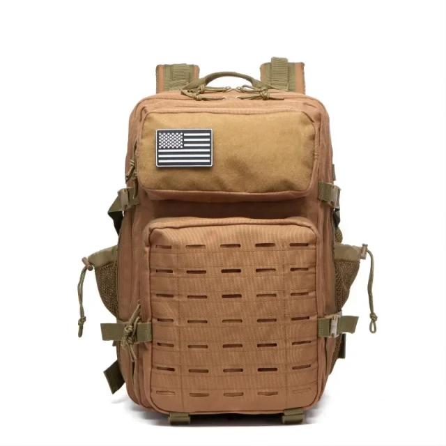 Mochila Tática 50L com 2 Porta-Garrafas - Ideal para Caça, Academia e Caminhadas ao Ar Livre