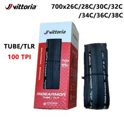 Vittoria RIDEARMOR Pneus de bicicleta de estrada anti punção TUBELESS Pneu de bicicleta de estrada 700x26C/28C/30C/32C/34C/36C/38C - Image 1