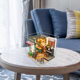 Kits artesanais de construção em miniatura, Dollhouse DIY, brinquedo para adultos e adolescentes - Image 1