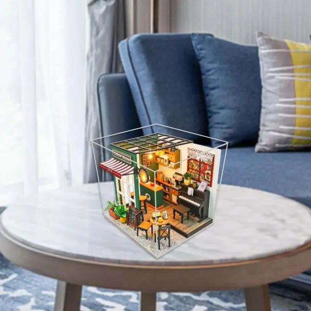 Kits Artesanais de Construção em Miniatura para Montar Dollhouses - Brinquedos Criativos para Adultos e Adolescentes