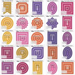 New Frame Coleção (B) Metal Corte Morre para Scrapbooking e Cartão Que Faz Papel Artesanato Álbum Decorativo Embossing Cut Die - Image 1
