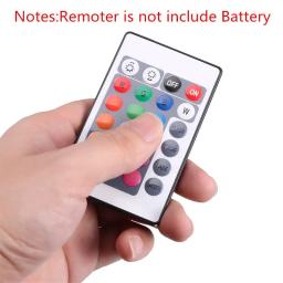Lâmpada rgb com controle remoto para aquário, lâmpada de mergulho colorida para plantas, tanque de peixes, uso anfíbio essencial, 18cm - Image 3