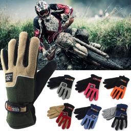 Luvas de caminhada de lã térmica para homens e mulheres, acessórios quentes, à prova de vento, impermeável, snowboard, esqui, inverno - Image 1