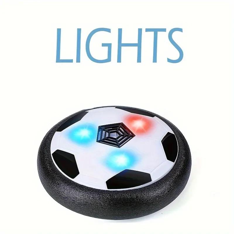 Bola de Futebol Flutuante com LED - Brinquedo Interativo para Crianças