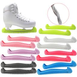 Capa de lâmina de patinação no gelo tpu ajustável figura skate patins de hóquei evitar punção manga de lâmina escalável - Image 1