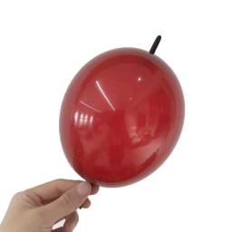 10/50 pçs link balões macaron colorido látex ar 6/12 polegada cauda ligação balões para o natal casamento festa de aniversário decoração - Image 2