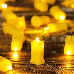 LED Paper Lantern Wicks Balões, Bateria Operado Luzes em Miniatura, Casamento e Decoração de Aniversário, 10PCs - Image 4