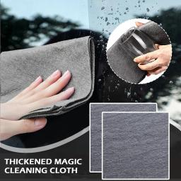 Toalha De Limpeza De Microfibra Espessada, Trapos De Lavagem Reutilizáveis, Limpe O Pano Para Cozinha, Banheiro, Sem Traço, Acessórios De Limpeza De Vidro - Image 2