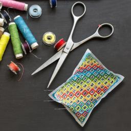 Ponto cruz bordado agulha inserir saco diy costura tricô threads pino bolsa artesanal arte impresso colorido artesanato kit de ferramentas - Image 4